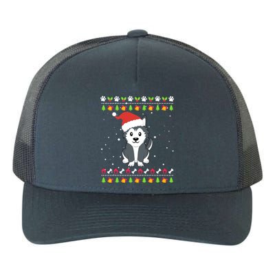 Husky Christmas Ugly Christmas Meaningful Gift Yupoong Adult 5-Panel Trucker Hat