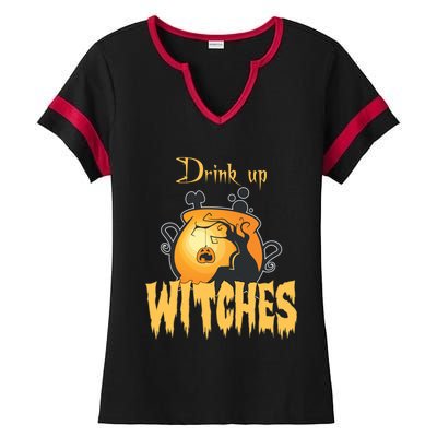 Halloween Costume Up Witches Great Gift Ladies Halftime Notch Neck Tee