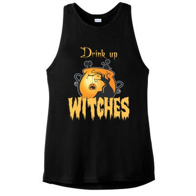 Halloween Costume Up Witches Great Gift Ladies PosiCharge Tri-Blend Wicking Tank