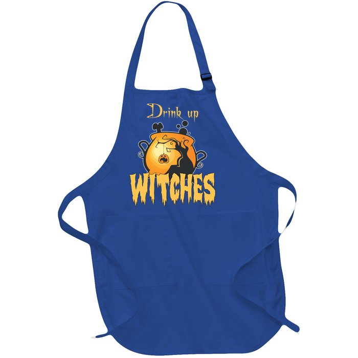 Halloween Costume Up Witches Great Gift Full-Length Apron With Pockets