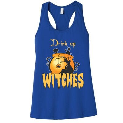 Halloween Costume Up Witches Great Gift Women's Racerback Tank