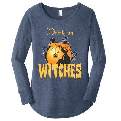 Halloween Costume Up Witches Great Gift Women's Perfect Tri Tunic Long Sleeve Shirt