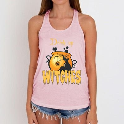 Halloween Costume Up Witches Great Gift Women's Knotted Racerback Tank