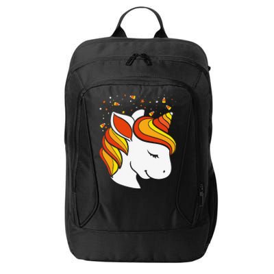 Halloween Cute Unicorn Candy Corn Costume City Backpack