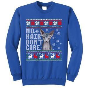 Hairless Cat Ugly Christmas Sweater Sphynx Cat Gift Sweatshirt