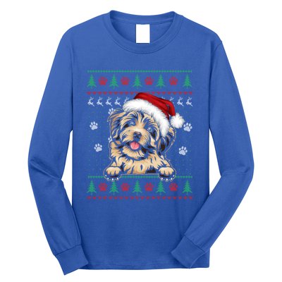 Havanese Christmas Ugly Sweater Funny Dog Lover Xmas Great Gift Long Sleeve Shirt