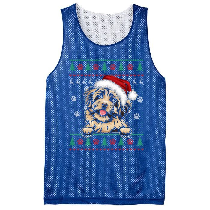 Havanese Christmas Ugly Sweater Funny Dog Lover Xmas Great Gift Mesh Reversible Basketball Jersey Tank