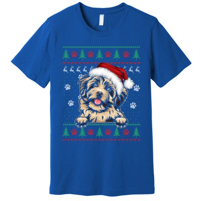 Havanese Christmas Ugly Sweater Funny Dog Lover Xmas Great Gift Premium T-Shirt