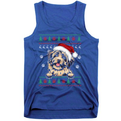 Havanese Christmas Ugly Sweater Funny Dog Lover Xmas Great Gift Tank Top