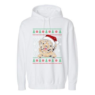 Havanese Christmas Ugly Sweater Funny Dog Lover Xmas Great Gift Garment-Dyed Fleece Hoodie