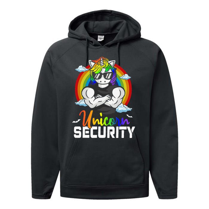 Halloween Costume Unicorn Security Matching Family Performance Fleece Hoodie