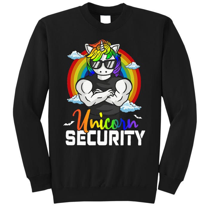 Halloween Costume Unicorn Security Matching Family Sweatshirt