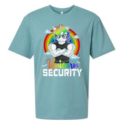 Halloween Costume Unicorn Security Matching Family Sueded Cloud Jersey T-Shirt