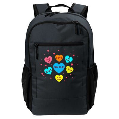 Heart Candy Valentine Candy Hearts Valentine Daily Commute Backpack