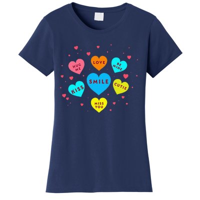 Heart Candy Valentine Candy Hearts Valentine Women's T-Shirt