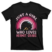 Hermit Crab Vintage Retro Just A Girl Who Loves Hermit Crabs T-Shirt