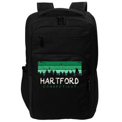 Hartford Connecticut Vintage Impact Tech Backpack