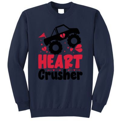 Heart Crusher Valentine Day Gift Tall Sweatshirt