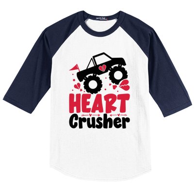 Heart Crusher Valentine Day Gift Baseball Sleeve Shirt