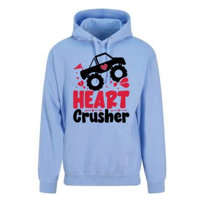 Heart Crusher Valentine Day Gift Unisex Surf Hoodie