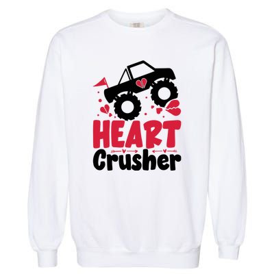 Heart Crusher Valentine Day Gift Garment-Dyed Sweatshirt