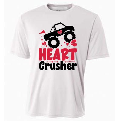 Heart Crusher Valentine Day Gift Cooling Performance Crew T-Shirt