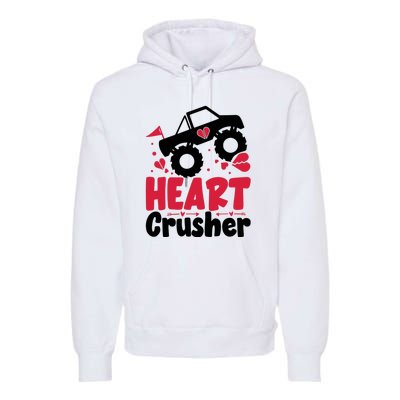 Heart Crusher Valentine Day Gift Premium Hoodie