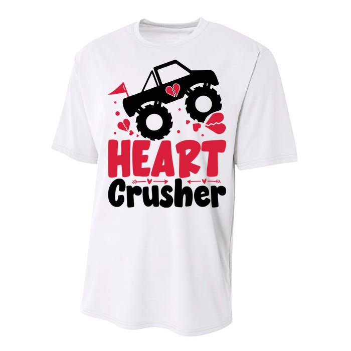 Heart Crusher Valentine Day Gift Performance Sprint T-Shirt