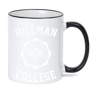 Hillman College Vintage 1881 11oz Black Color Changing Mug