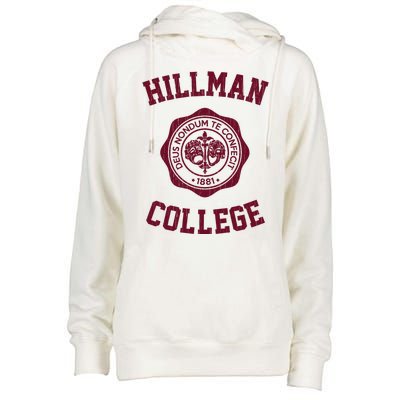 Hillman College Vintage 1881 Womens Funnel Neck Pullover Hood