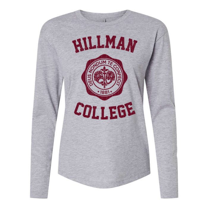 Hillman College Vintage 1881 Womens Cotton Relaxed Long Sleeve T-Shirt