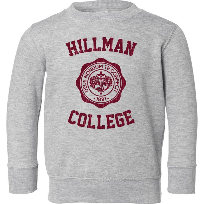 Hillman College Vintage 1881 Toddler Sweatshirt