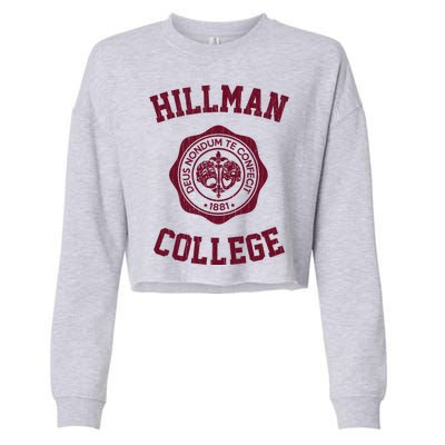 Hillman College Vintage 1881 Cropped Pullover Crew