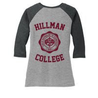 Hillman College Vintage 1881 Women's Tri-Blend 3/4-Sleeve Raglan Shirt