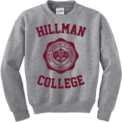 Hillman College Vintage 1881 Kids Sweatshirt