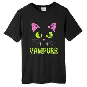 Halloween Cat Vampurr Vampire For Funny Man Creative Tall Fusion ChromaSoft Performance T-Shirt