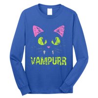 Halloween Cat Vampurr Vampire For Funny Man Creative Long Sleeve Shirt