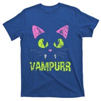 Halloween Cat Vampurr Vampire For Funny Man Creative T-Shirt