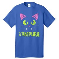 Halloween Cat Vampurr Vampire For Funny Man Creative Tall T-Shirt