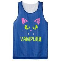 Halloween Cat Vampurr Vampire For Funny Man Creative Mesh Reversible Basketball Jersey Tank