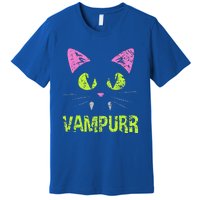 Halloween Cat Vampurr Vampire For Funny Man Creative Premium T-Shirt