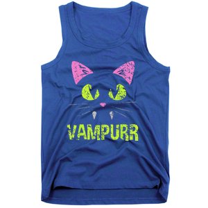 Halloween Cat Vampurr Vampire For Funny Man Creative Tank Top