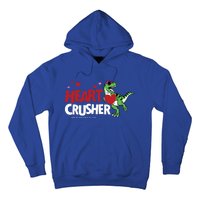 Heart Crusher Valentines Day Dinosaur T Rex Lover Gift Hoodie