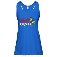 Heart Crusher Valentines Day Dinosaur T Rex Lover Gift Ladies Essential Flowy Tank