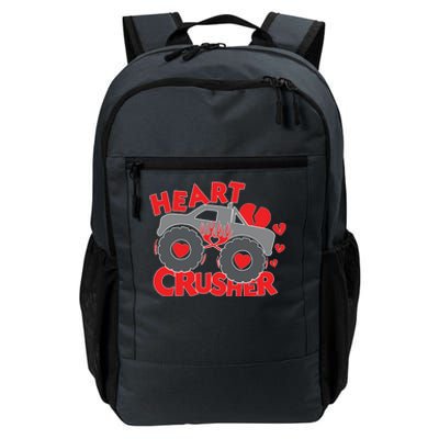 Hearts Crusher Valentines Day Monster Truck Cool Gift Daily Commute Backpack