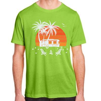 Happy Camper Vacation Gift Adult ChromaSoft Performance T-Shirt