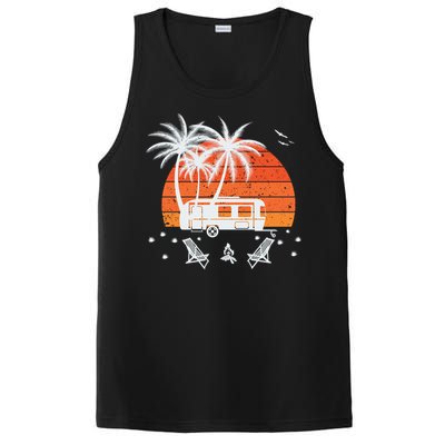 Happy Camper Vacation Gift PosiCharge Competitor Tank