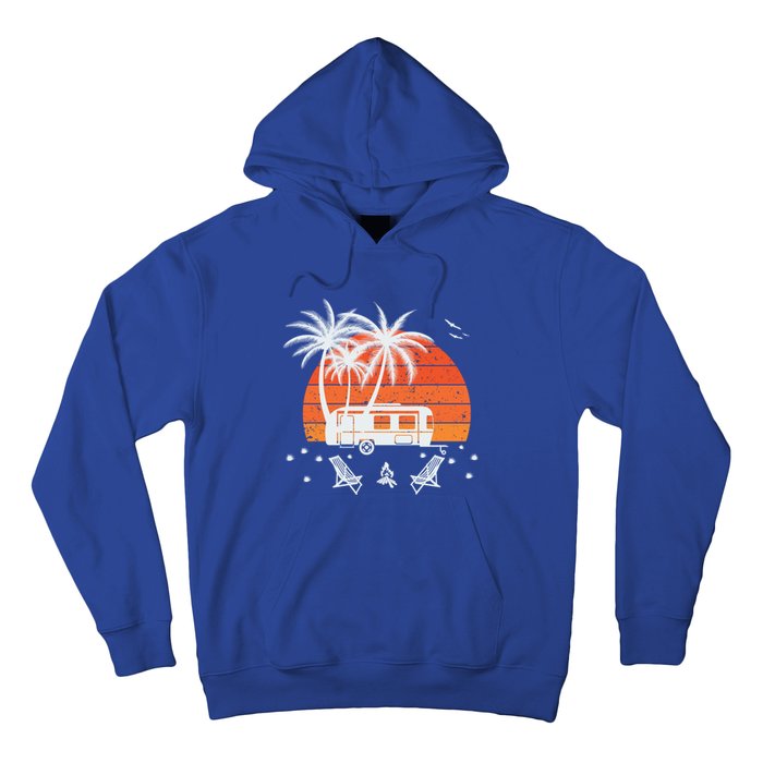 Happy Camper Vacation Gift Hoodie