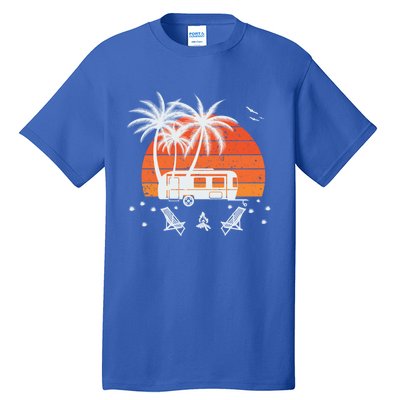 Happy Camper Vacation Gift Tall T-Shirt