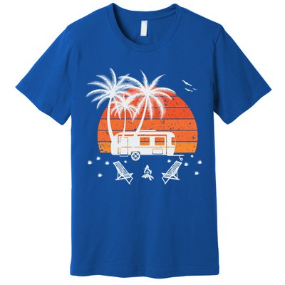 Happy Camper Vacation Gift Premium T-Shirt